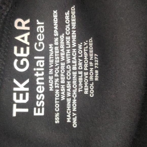 TEK GEAR Black Joggers - Size M Kohl's - Picture 3 of 4